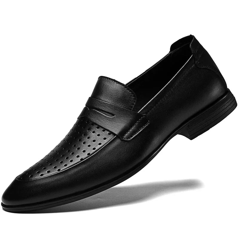 Luxury Genuine Leather Slip-On Loafers™