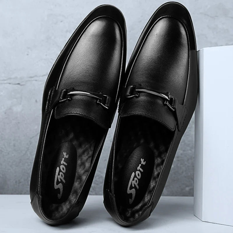 Luxury Genuine Leather Slip-On Loafers™