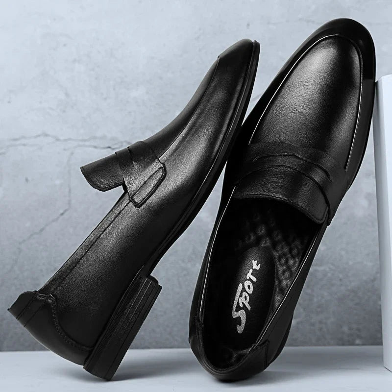 Luxury Genuine Leather Slip-On Loafers™