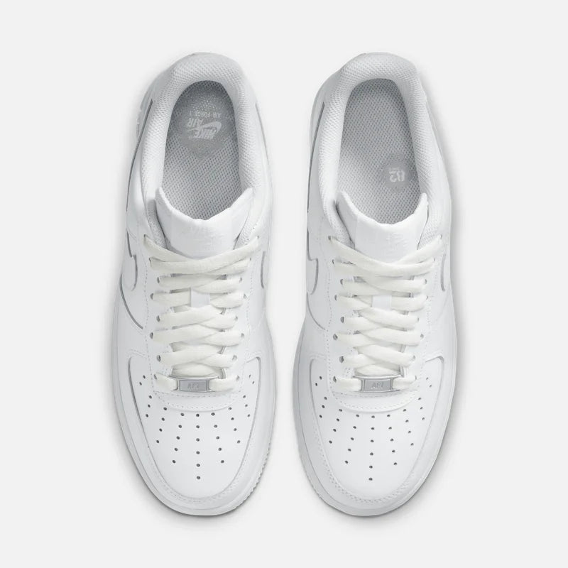 Timeless White Leather Low-Top Sneakers™