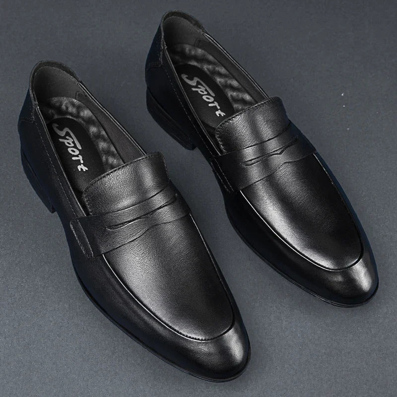 Luxury Genuine Leather Slip-On Loafers™