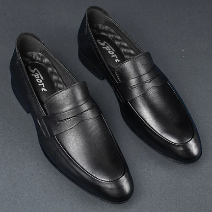 Luxury Genuine Leather Slip-On Loafers™